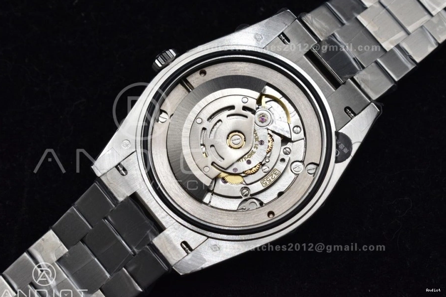Gain A President DayDate 40 Crystal Bracelet 720 Unique On Dial Weight SS Blue Iced GSF 0709